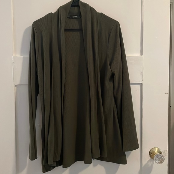 cure Sweaters - Green cardigan